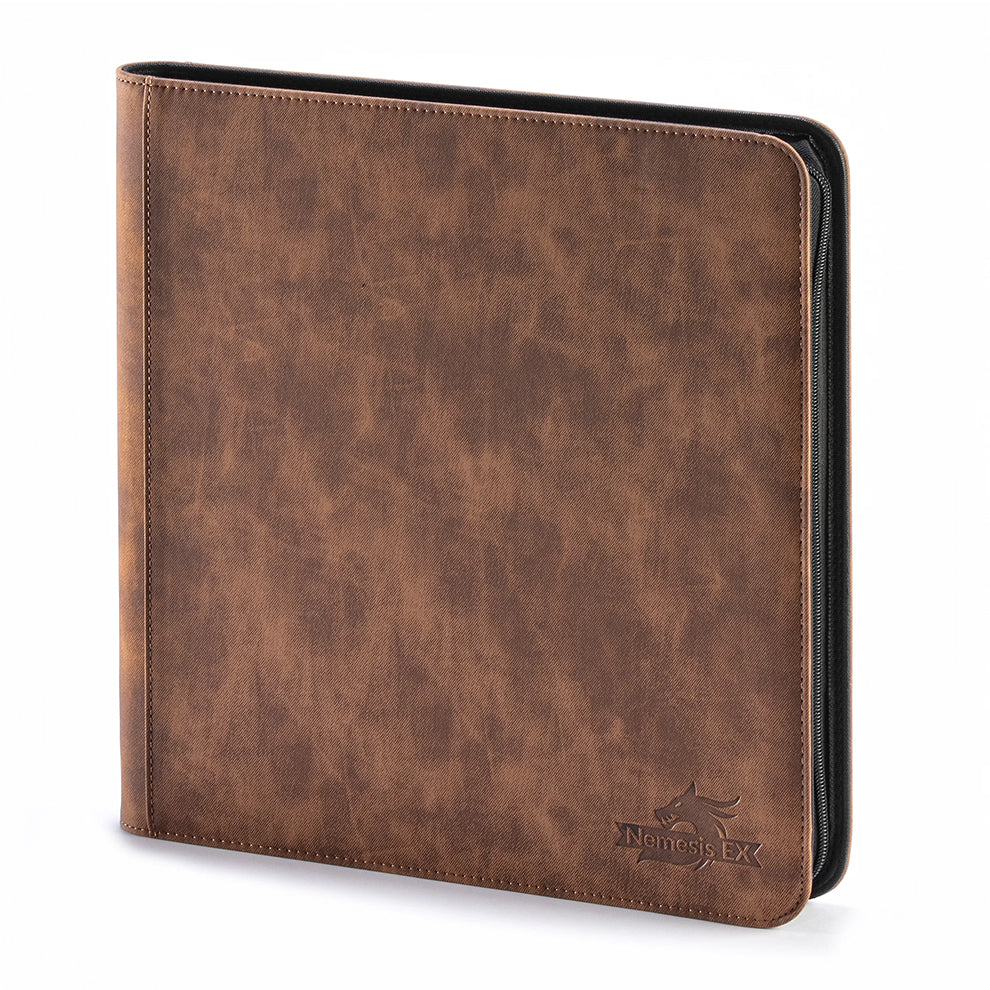 Nemesis EX Toploader Binder Bruin / 9-pocket (252 kaarten)