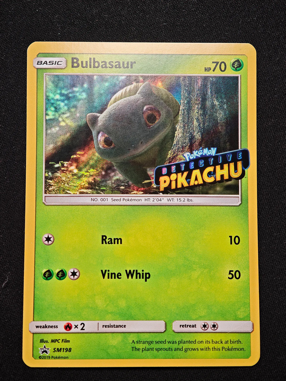 Bulbasaur (SM198) - Sun & Moon Black Star Promos