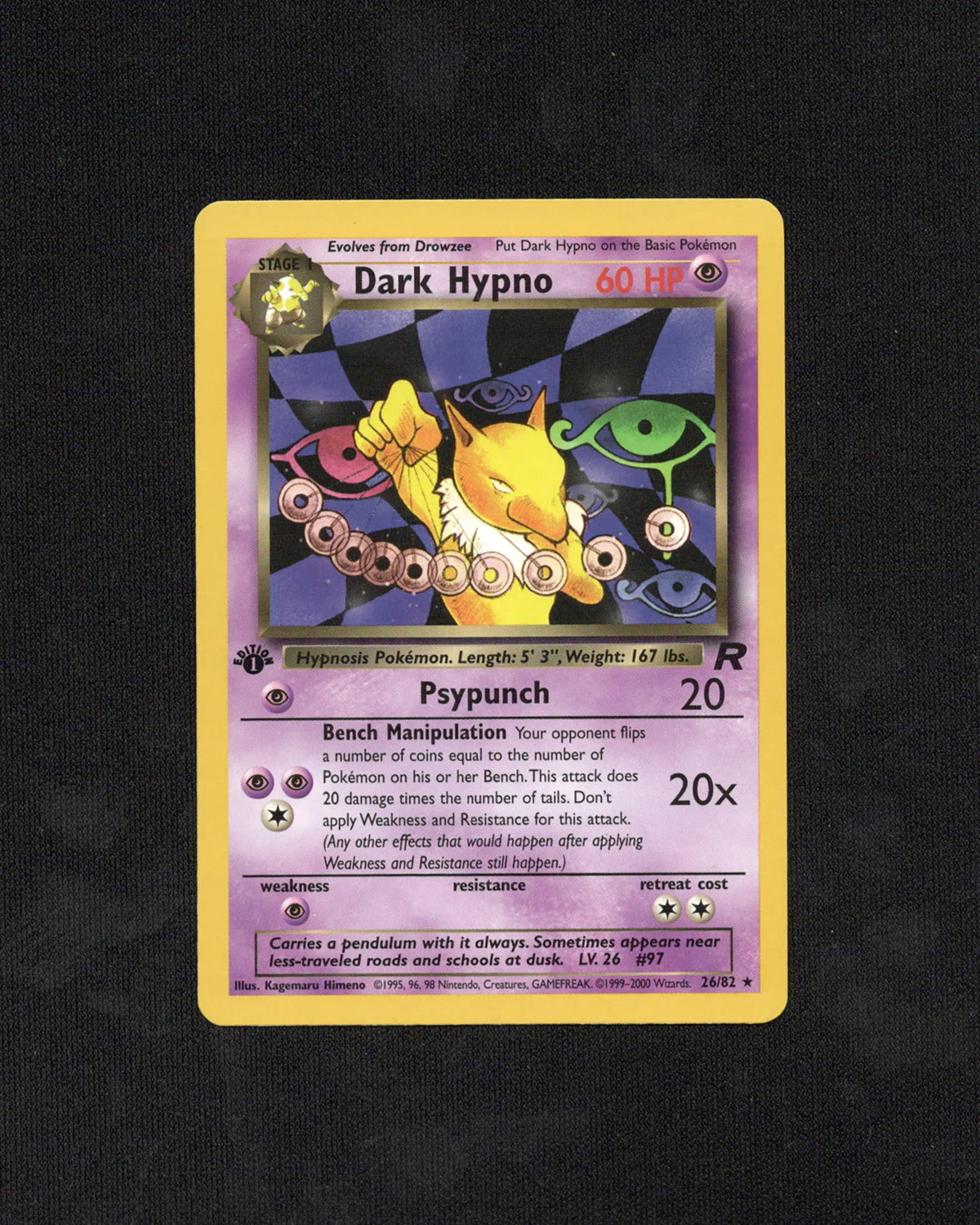 Dark Hypno (26) - Team Rocket