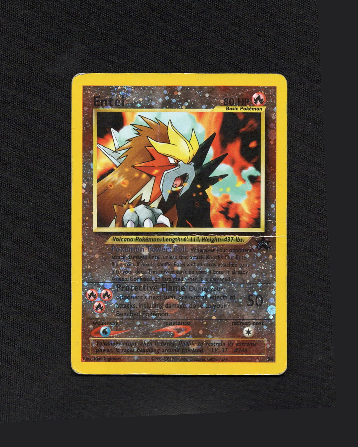 Entei (34) - Wizards Black Star Promos