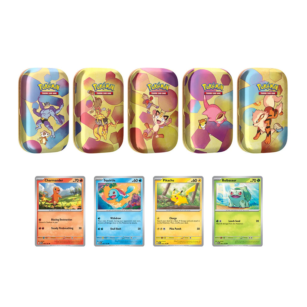 Pokémon 151: Costco 5-Pack Mini Tin Bundle