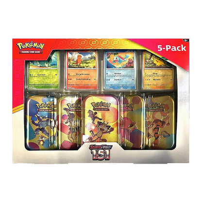 Pokémon 151: Costco 5-Pack Mini Tin Bundle