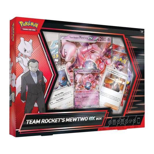 Pokémon Team Rocket’s Mewtwo ex Box