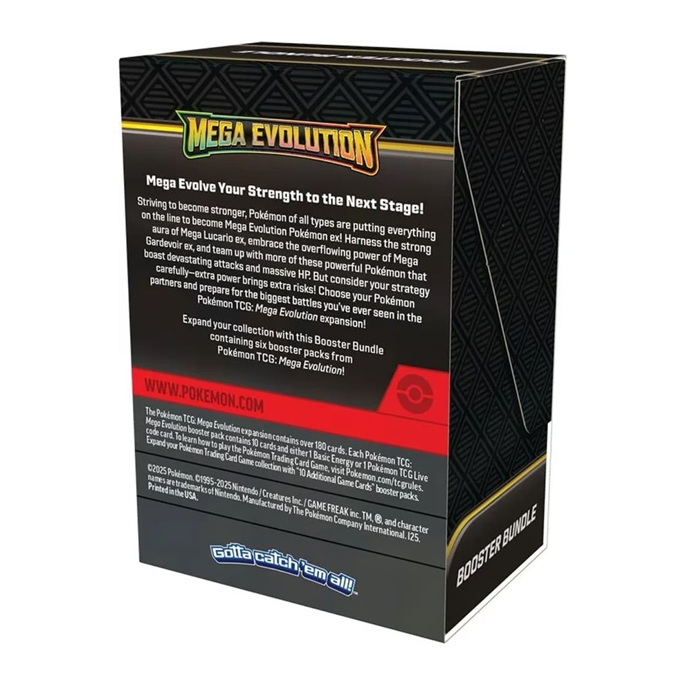 Pokémon Mega Evolution Base Booster Bundle (6 Packs)
