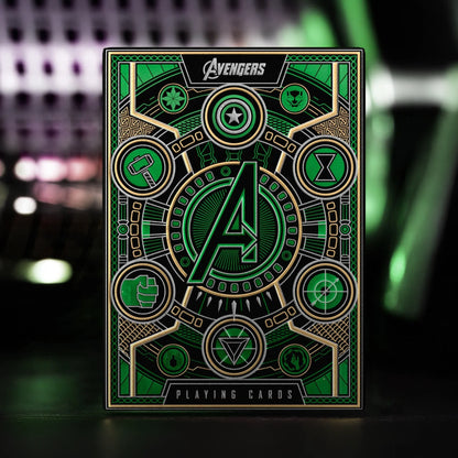 Theory11 Avengers: The Infinity Saga Playing Cards – Groen